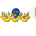 Subbuteo Andrew Table Soccer Brazil World Cup 2018 on Classic Hasbro Bases